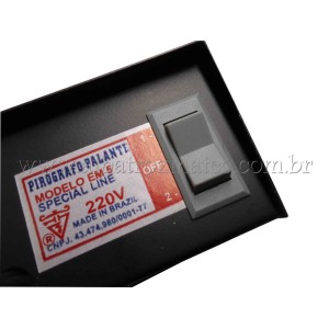 PIRÓGRAFO EM-5 STANDART 220V - 2 TEMPERATURAS