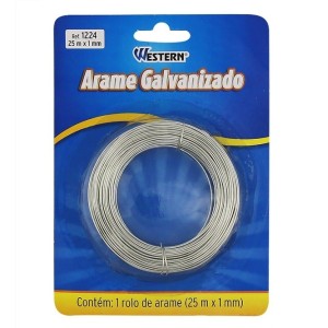 Arame Galvanizado 25m x 1mm -  Western