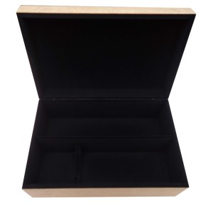 CAIXA FORRADA  MINI GARRAFA E TAÇA - MDF