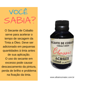 SECANTE DE COBALTO 100ML ACRILEX