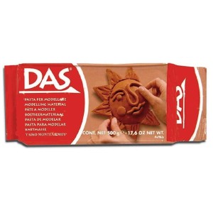 MASSA CERÂMICA FRIA TERRACOTTA 500G - DAS