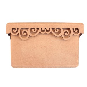 CAIXA COM TAMPA ARABESCO 10X10X6CM - MDF