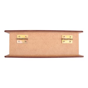 CAIXA PRESENTE 16X16X6 CM - FRASE PÁSSAROS - MDF