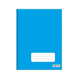 CADERNO BROCHURA CAPA DURA 1/4  48 FOLHAS AZUL