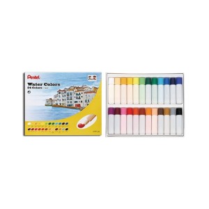 Tinta Aquarela Pentel 24 Cores Bisnaga HTP-24
