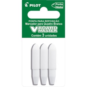 PONTA P/ MARCADOR QUADRO BRANCO REFIL C/3 UN - V BOARD MASTER PILOT