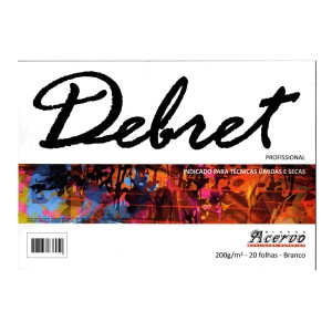 BLOCO PAPEL DEBRET A3 200G/M² BRANCO 20 FOLHAS - ACERVO
