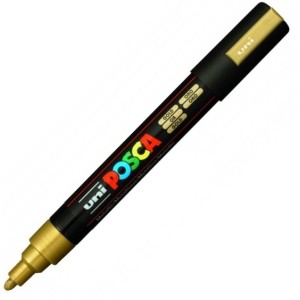 CANETA UNI POSCA PC-5M OURO