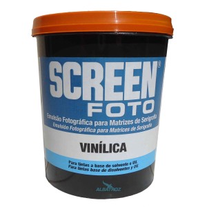 EMULSÃO SCREEN FOTO VINÍLICA AZUL 900ML - AGABÊ