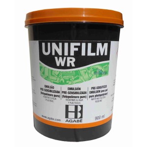 EMULSÃO PRÉ-SENSIBILIZADA UNIFILM WR 900ML - AGABÊ