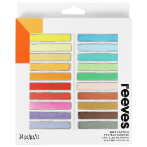GIZ PASTEL SECO 24 CORES - REEVES