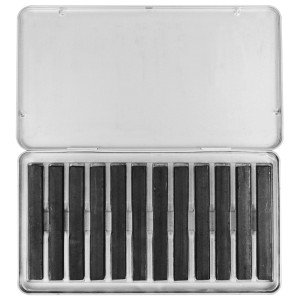 ESTOJO CARVÃO VEGETAL 12 BARRAS P/ DESENHO PROFISSIONAL - SINOART