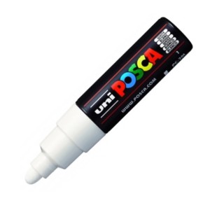 CANETA UNI POSCA PC-7M BRANCA