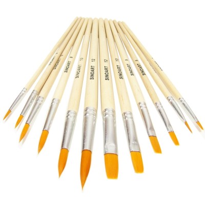 Kit Pincel Sintético 12 unid. - Sinoart