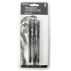 LÁPIS CARVÃO INTEGRAL C/3 GRADUAÇÕES - SINOART