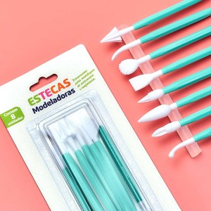 ESTECAS MODELADORAS C/ 8 PEÇAS - LEOARTE