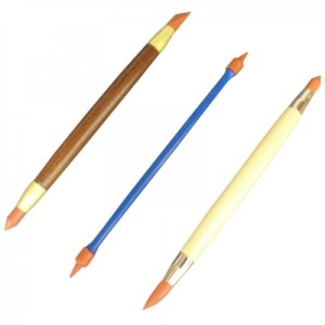 Kit Pincel Modelador Ponta de Borracha c/3 un. SFT0162 Sinoart