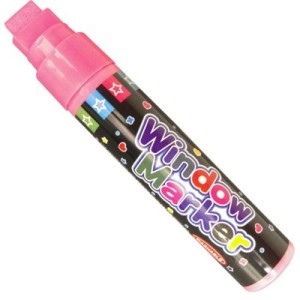 CANETA PARA VIDRO WINDOW MARKER ROSA 15MM - CKS