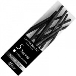 CARVÃO VEGETAL NATURAL (FUSAIN) 5 BARRAS