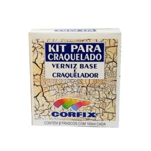 KIT P/ CRAQUELADO INCOLOR 100ML - CORFIX