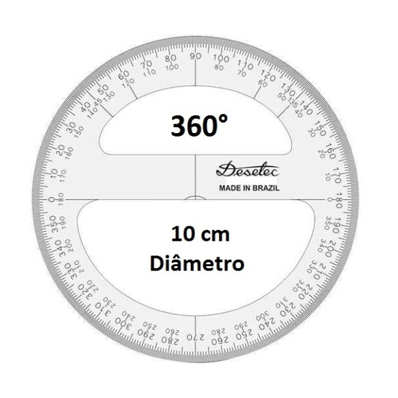TRANSFERIDOR ACRÍLICO 360° 10CM - TRIDENT DESETEC
