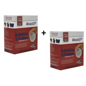 KIT RESINA RÍGIDA+ ENDURECEDOR (1KG) - ALPHA RESIQUALY