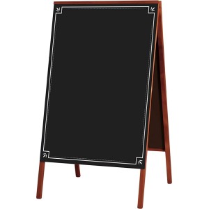 Cavalete Quadro Negro 70x50cm 2 Faces -Ref.2122 - Souza