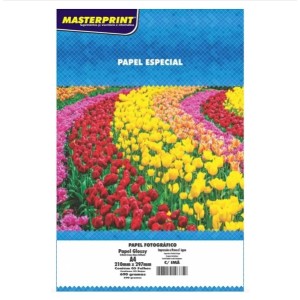 Papel Fotográfico com Imã Glossy Brilho A4 690g/m² Masterprint